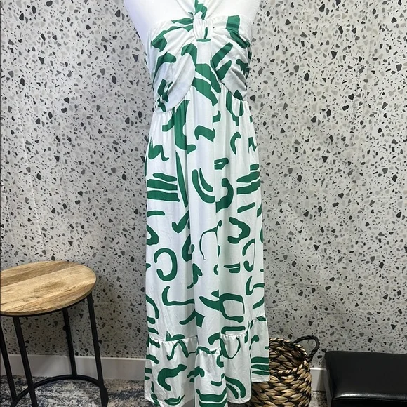 Grace Karin Women’s Criss Cross Halterneck Sleeveless Summer Floral Dress/Medium - Picture 5 of 11